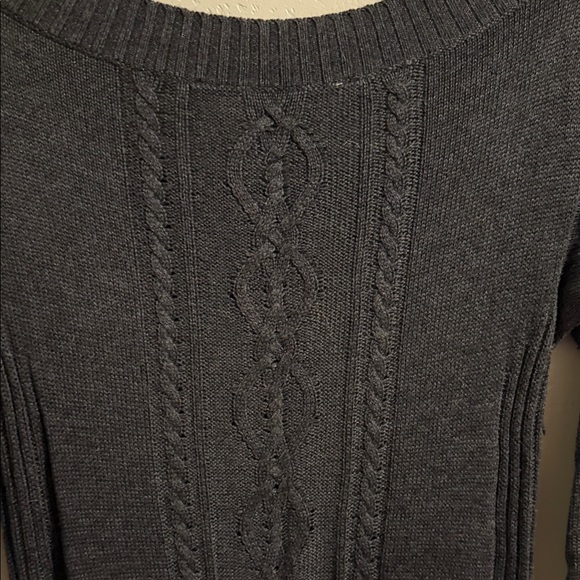 Athleta Charcoal Gray Sweater Dress Small - Picture 9 of 10
